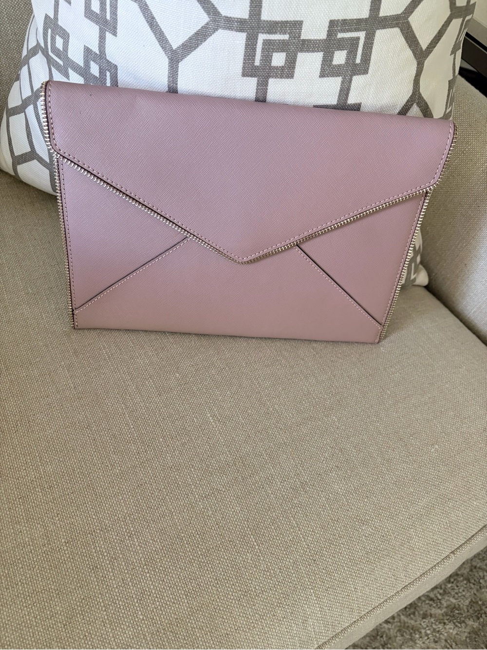 Rebecca Minkoff Pink Envelope Clutch
